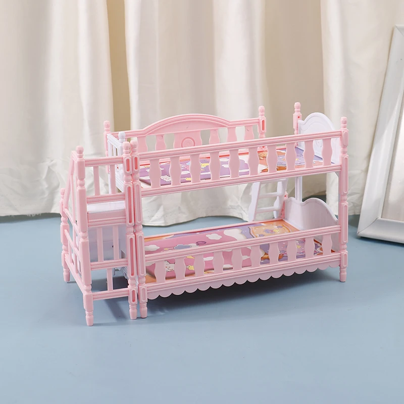 1 conjunto de cama menina jogar casa simulação móveis europeus